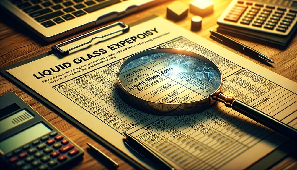 analyzing costs for epoxy