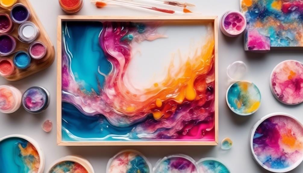 Resin Art Tutorials 4 coloring with pigments and dyes