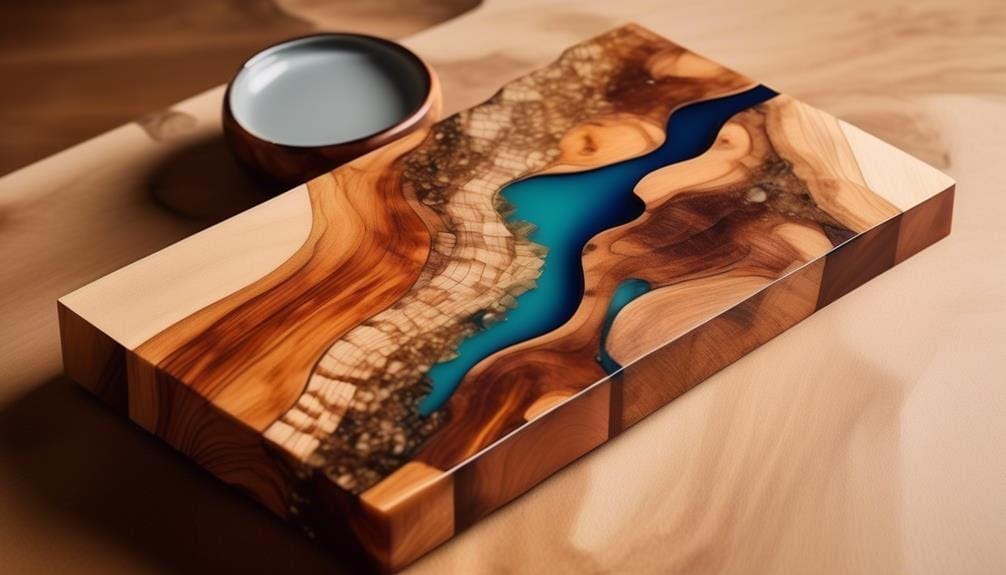 crafting with wood and resin