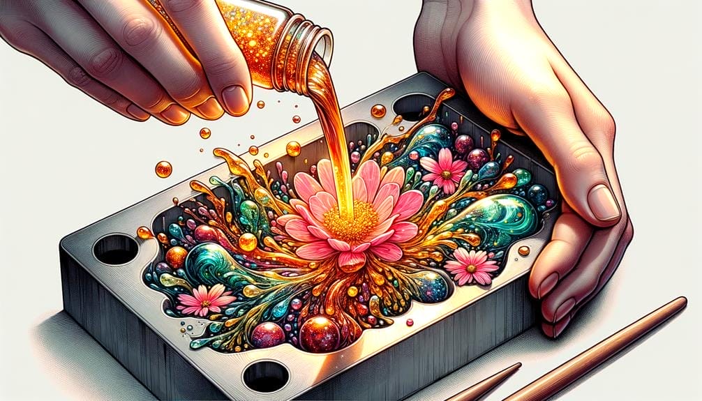 creating beautiful resin jewelry