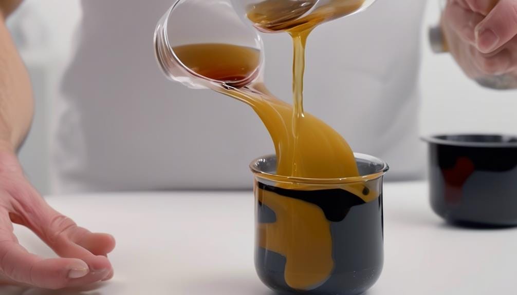 creating epoxy resin mixture