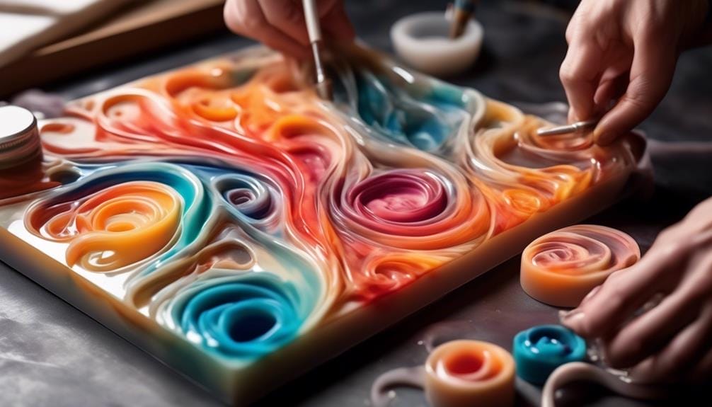 creating plastic objects with resin
