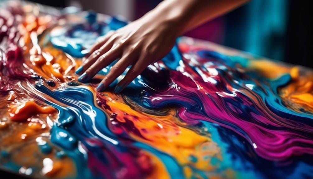 creating vibrant epoxy resin