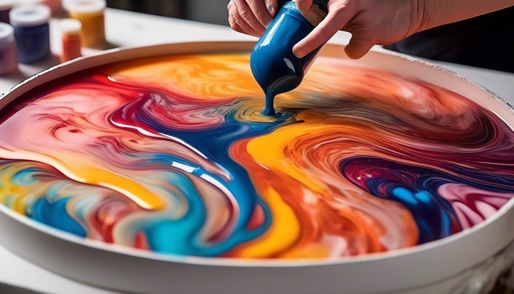 creating with deep pour