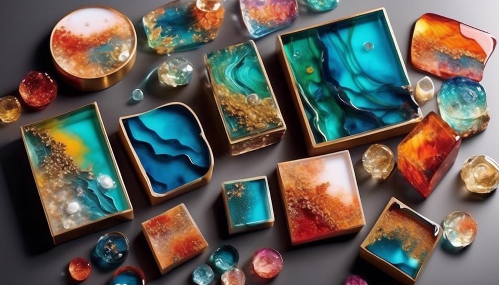 Liquid Glass Epoxy for DIY Crafts 7 creative diy craft ideas
