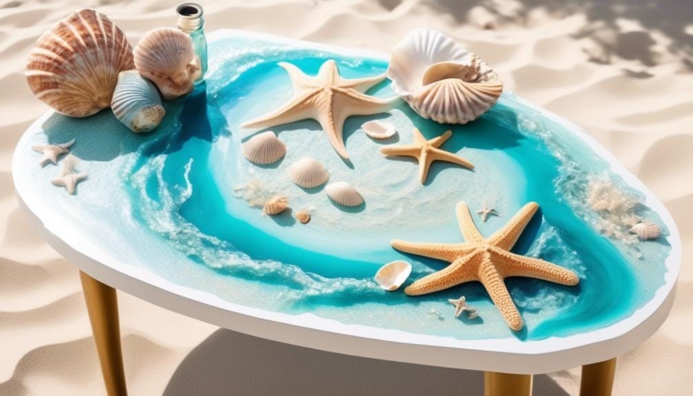 creative diy resin table