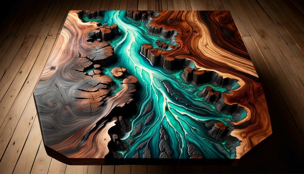 creative woodworking with epoxy