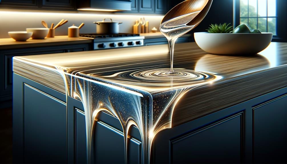 durable and sleek countertop