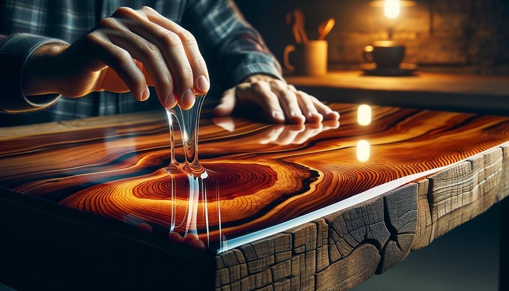 durable woodworking protection with epoxy resin