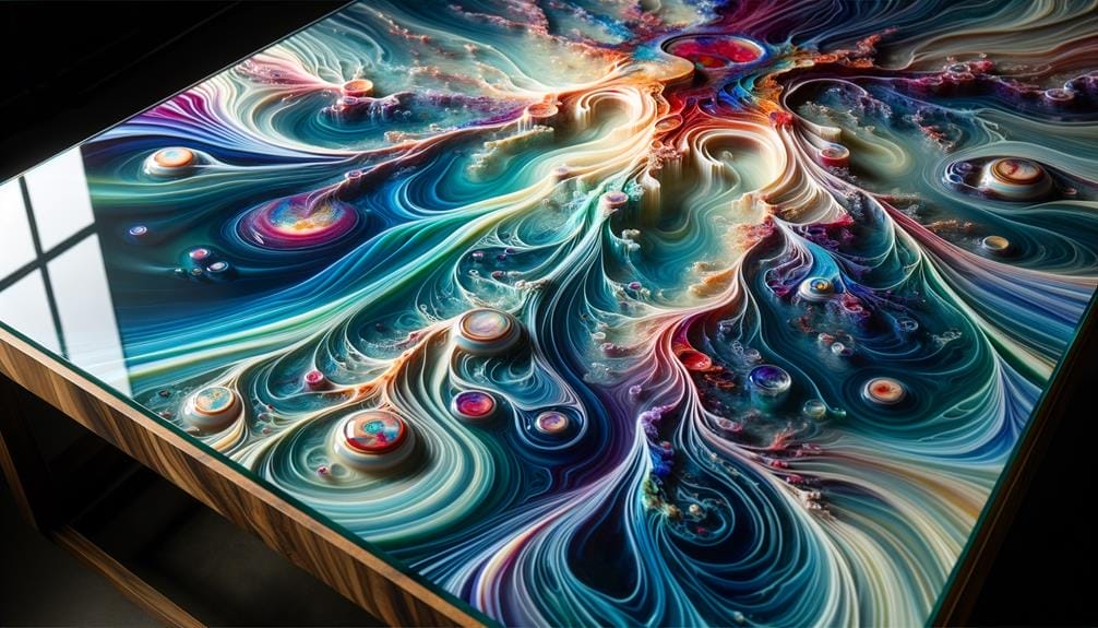 elegant resin art furniture