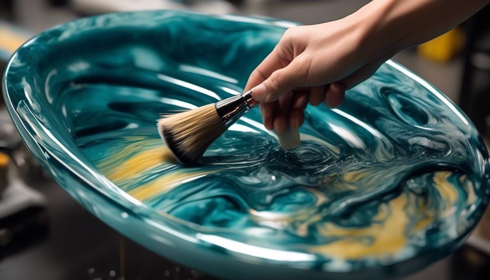 enhancing objects with epoxy