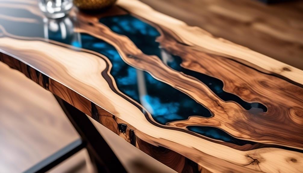 enhancing wood with resin