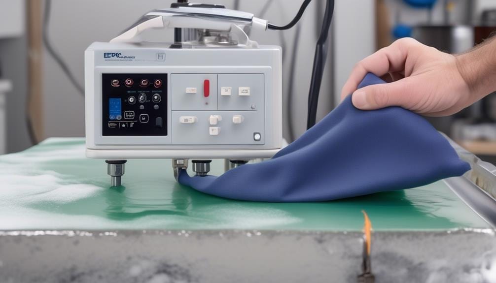 epoxy curing temperature control
