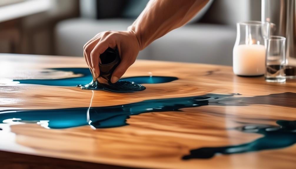 epoxy tabletop pouring guide