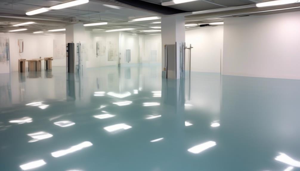 Thick Layer Epoxy Application 6 evaluating epoxy floor coatings