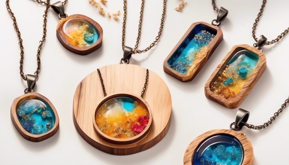 exquisite handcrafted epoxy jewelry