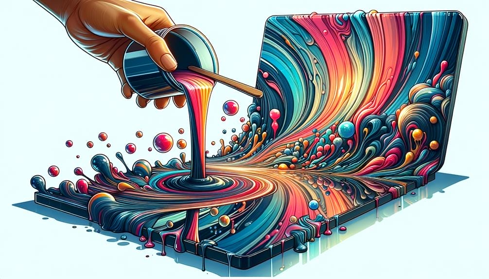 glossy and durable finish