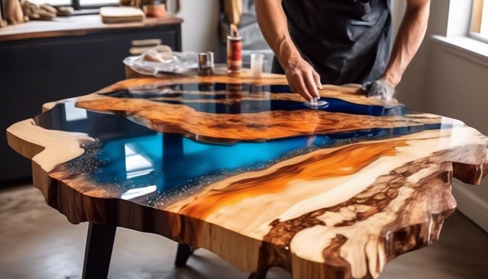 handcrafted epoxy resin masterpiece