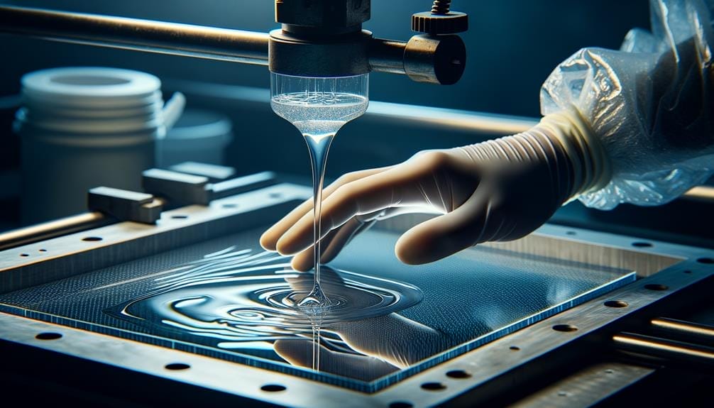 liquid glass epoxy application