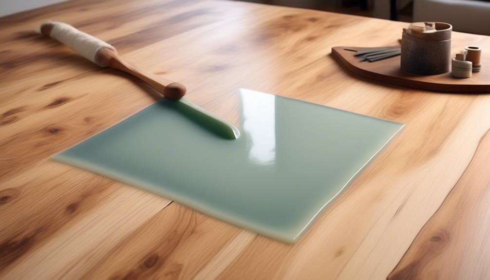 perfecting a glossy epoxy coat