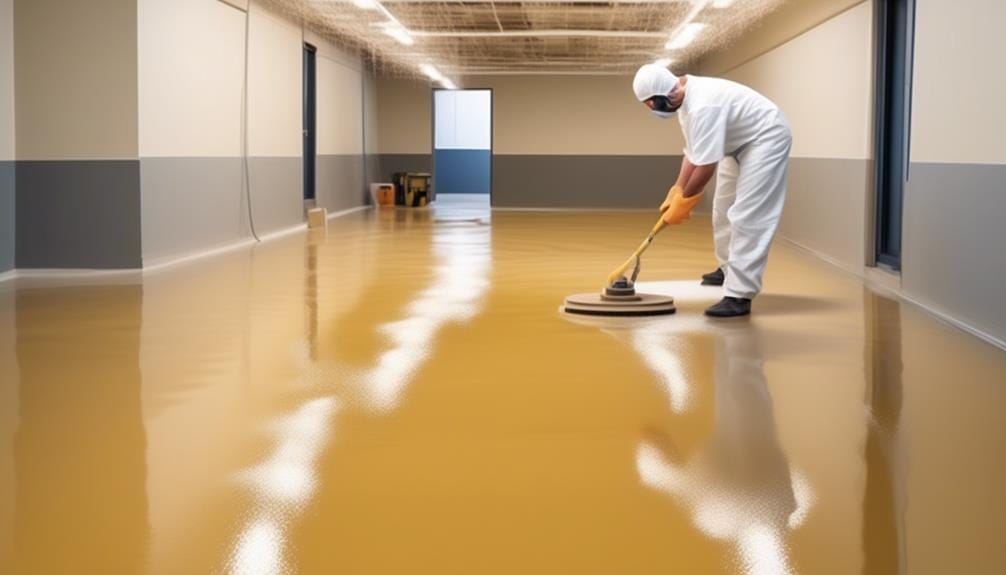 Waterproofing With Epoxy 3 prepping surface for epoxy