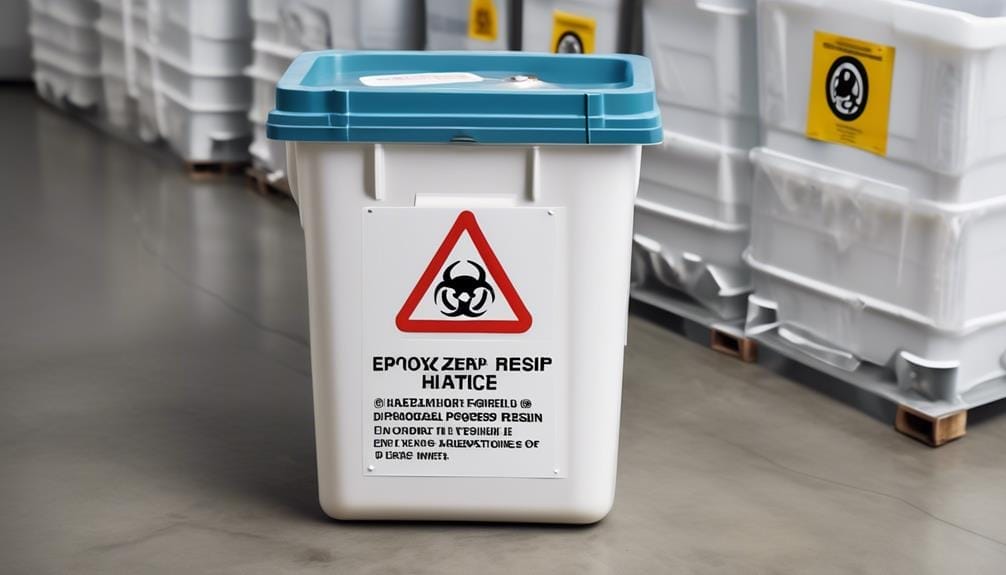 Epoxy Resin Storage and Handling 6 proper disposal of epoxy