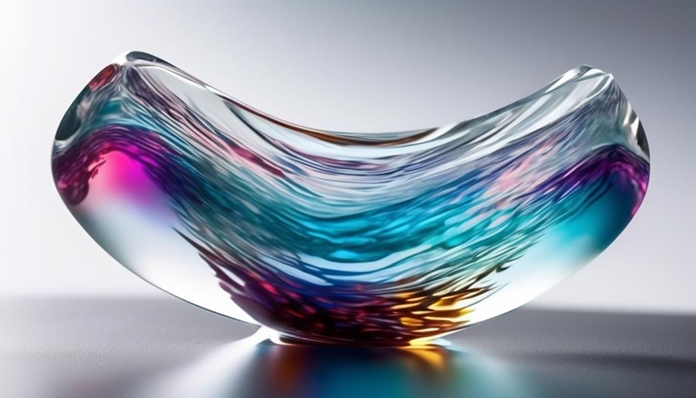 refractive index and transparency