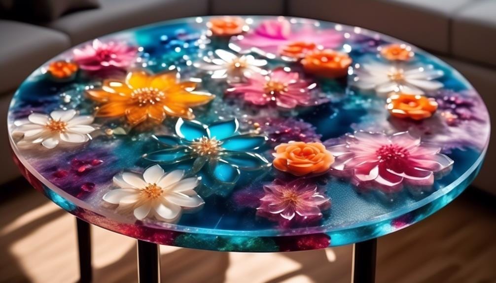 resin art table maintenance