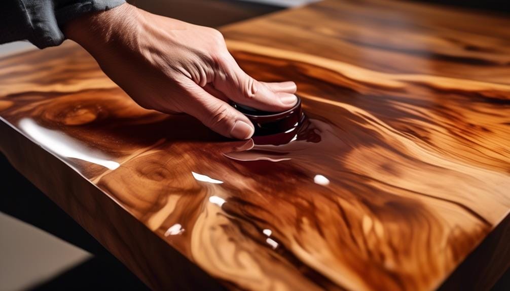 Epoxy Resin Gloss Finish Techniques 4 resin coating for smoothness
