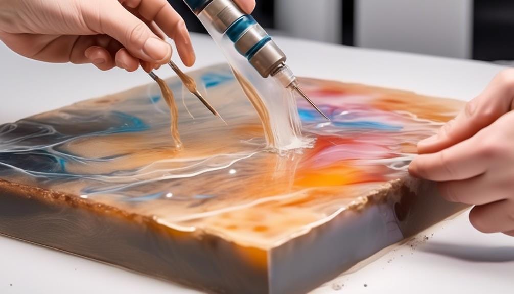 resolving resin art problems