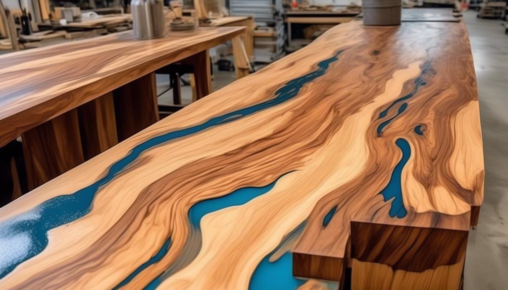 Deep Pour Epoxy for River Tables 3 wood and epoxy preparation