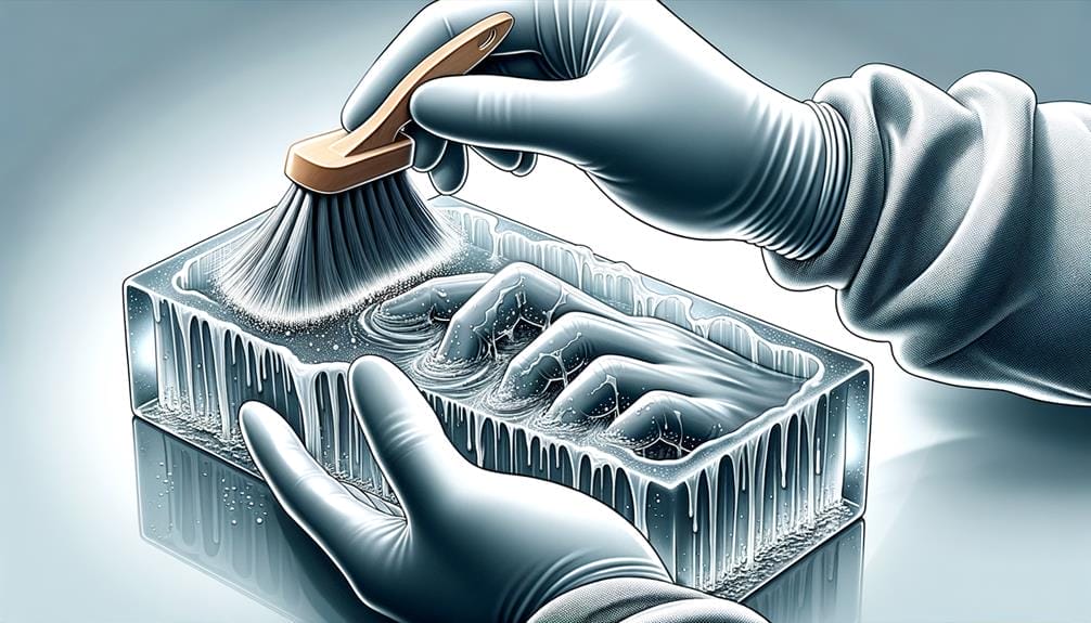 cleaning epoxy resin molds